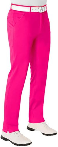 Royal & Awesome Golf, Pantaloni Uomo, Pink Ticket, 36 Waist x 34 Leg-91 Cm x 86 Cm
