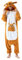 SAMGU Tier Onesie Pyjama Cosplay Kostüme Schlafanzug Erwachsene Unisex Animal Tieroutfit tierkostüme Jumpsuit Orange Känguru S