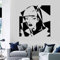 Wandtattoo Pop Art Mädchen Beauty Salon Schöne Frau Schlafzimmer Home Decoration Vinyl Fenster Aufkleber Sexy Mode Wandbild 42X42 Cm