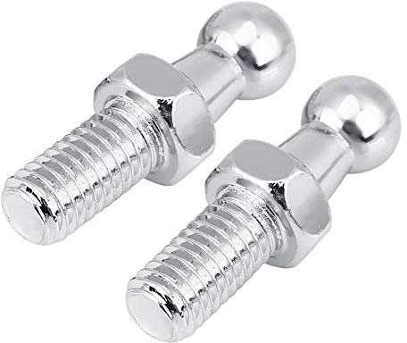 Perno Prisionero de Bola M8 para Puntales de Gas, Acero Inoxidable, 2 Piezas