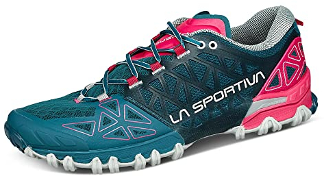 LA SPORTIVA W Bushido Ii Colorblock-Blau-Pink - Technischer komfortabler Damen Berglaufschuh, Größe EU 37.5 - Farbe Ink
