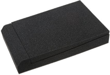 GUMEI 2 Pcs Sponge Studio Monitor Speaker Acoustic Isolation Foam Isolator Pads