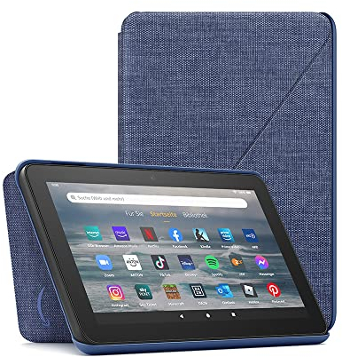 Stoffhülle von Amazon für das Fire 7-Tablet (nur kompatibel mit Tablets der 12. Generation, 2022), dunkelblau
