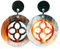 Feliss Damen Boho Ohrringe Ohrstecker hängend afrikanischer Schmuck aus 100% Horn. Große Ohrhänger in braun, kleines Geschenk. Hippie earrings aesthetic