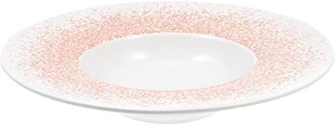 DOITOOL Platos de pasta de borde ancho para sopa, platos de pasta grandes, platos de porcelana, tazón de ensalada para cocina (naranja)