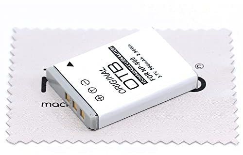 Ersatz Akku passend für Maginon Slimline X4, X5, X6, X50, X60, XS6 Kamera Akku OTB mit mungoo Displayputztuch