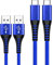 TOTVTOT USB C Cable, 3.1A Type C Charging Cable [2M 2Pack] Fast Charger Lead Braided Cord for S22 S21 S20 S10 S9 S8 A02s A03s A12 A22 A20 A32 A52s A70 A90 Sony Xperia,Huawei P30 P20 Google Pixel LG