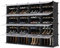 HOMIDEC Schuhregal, 7-stufiger Schuhschrank Kunststoff Schuhregal Schuhaufbewahrung für Schuhe und Stiefel, Schuh-Organizer für Flur Schlafzimmer Eingang, Schwarz