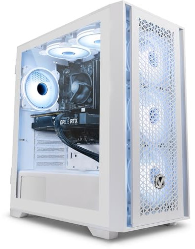 Vibox III-173 White Gaming PC • Intel Core i5 11400F 4.4GHz • Nvidia RTX 5060 8GB • 32GB RAM • 1TB SSD • Windows 11 • WiFi • Prebuilt