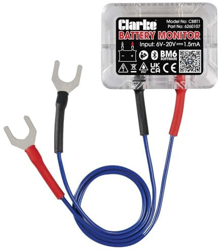 CLARKE CBBT1 12V BLUETOOTH BATTERY MONITOR/TESTER AND VEHICLE LOCATOR