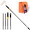 PCXWTLN Paint Roller Extension Poles - 1.2m Stainless Steel Paint Brush Extension Pole, 4 Segmented Multi-Purpose Paint Extension Pole Telescopic Extension Pole for High Ceilings