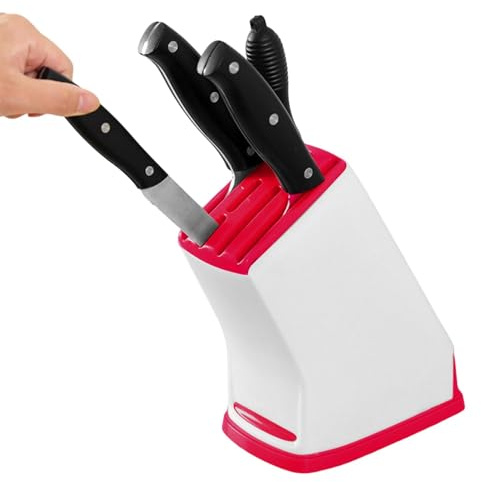 Portautensili da cucina – Portacoltelli, organizer per coltelli, , multifunzionale, foro di scarico per utensili da cucina