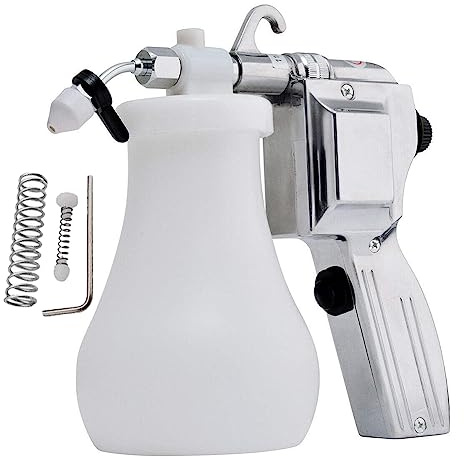Pistolet de nettoyage électrique pour textile - 40 W - Pistolet de déspottage haute pression avec réglage de la pression - Parfait pour sérigraphie textile