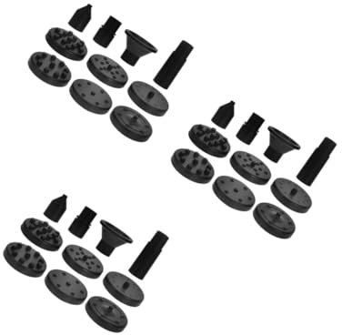 Sosoport 9 Sätze Zubehör für Vogeltränkebrunnen Garten Springbrunnen Zubehör Brunnenpumpe für Fischteiche solarbrunnen Austausch der Springbrunnendüse Zubehör für Teichpumpen Abs Black