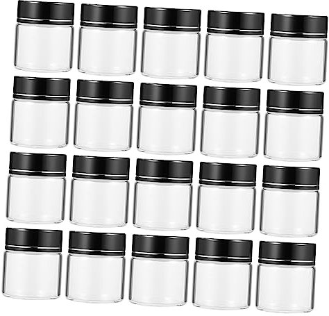 NAMOARLY 20pezzi Bottiglie Ricaricabili e Contenitori Trasparenti Per Tè e Integratori Per e