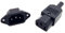 1 pz. Set completo di jack for spina CC 220 V CC/CA terminale jack di alimentazione 3 pin CA/CC connettore di alimentazione connettore del cavo maschio-femmina