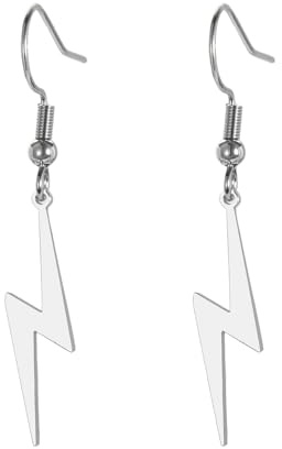 Blitzschlag Ohrringe baumeln Flash Thunder Hook Statement Ohrringe Mode Punk Schmuck Hip Hop 80s Party Geschenk Frauen Männer