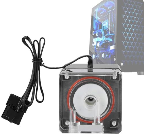 PC -Kühlung TED -Pumpe mit PWM -Steuerung, G1/4 -Ausstattung und D -Port -Schnittstelle