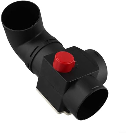 BlesConi Luftkanal-T-Verteiler 75mm, passend für Dieselheizungen von für Eberspacher und für Webasto, schwarz