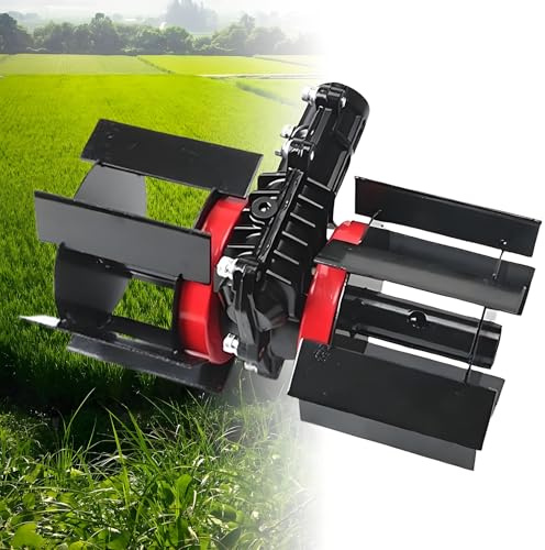 Testa per aratura profonda a 9 denti per motozappa e tosaerba, accessorio per coltivatore rototiller in ferro e alluminio per la cura del prato