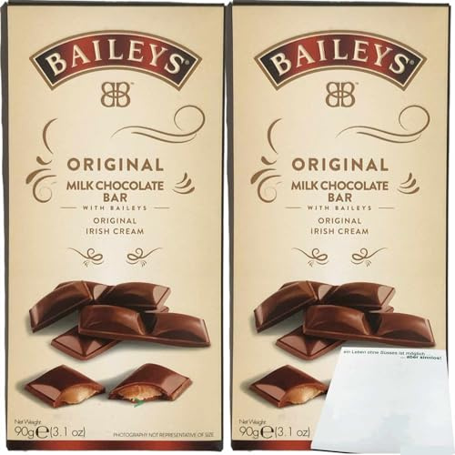 usy Bundle für Baileys Chocolate Truffle Bar 2er Pack (2x90g Tafel) + usy Block