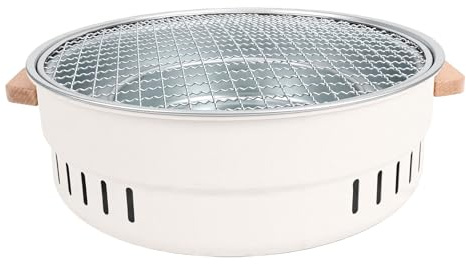 VGEBY Gril de Barbecue Portable en Acier Inoxydable, Gril à Charbon de Table Compact avec Four Amovible, Conception Pliable, Flux d'air Rapide, Facile à Nettoyer pour le Camping, les Pique-niques