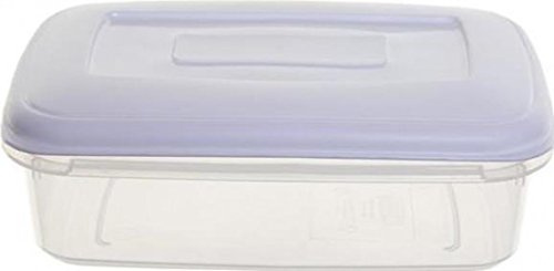 Whitefurze Food Storage Box - White Lid 0.8L