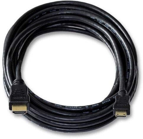 SvediTec HDMI Kabel kompatibel mit Panasonic HDC-SD707 Digitalcamcorder - Mini C - vergoldete Kontakte - Länge 5m