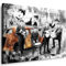 fotoleinwand24 Beatles - Lennon - Bild 120x80cm Bild fertig auf Keilrahmen - Pop Art Gemälde Kunstdrucke, Wandbilder - Bilder zur Dekoration - Deko. Musik Stars Kunstdrucke