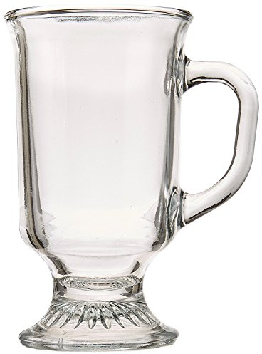 Anchor Hocking Irish Coffee Mug, 8 oz, Clear
