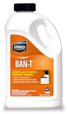 Pro producto ban-t bant Ban T Descalcificador de agua de ácido cítrico Alcalino neutralizadores de eliminación de hierro Limpiador Botella de 4 Lb