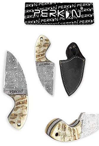 Perkin Damastmesser Jagdmesser Damaststahl Jagdmesser - kleine Jagdmesser WNKR