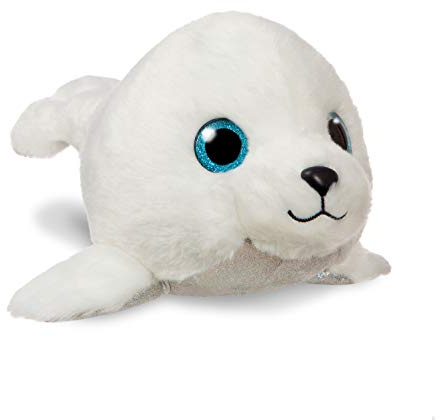 Aurora, 61207, Sparkle Tales, Bianca The Seal, 12In, Soft Toy, White