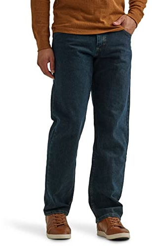 Wrangler Authentics Herren Classic 5-Pocket Relaxed Fit Cotton Jeans, Sturm, 34W / 30L