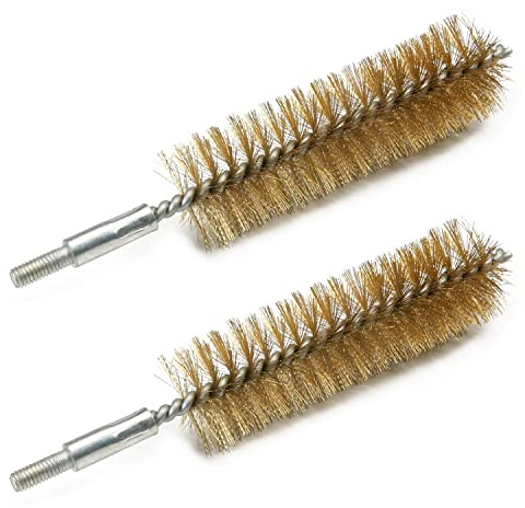 Utoolmart M6 Cepillo de limpieza de tubos de alambre de cobre 30 mm de diámetro 2 piezas