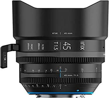 Irix Cine 45mm T1.5 Objectif vidéo pour Sony E (métrique), Objectif 45mm pour Sony E, 8K UHD, Full Frame, Mise au Point Min 40 cm, Filetage Avant, Monture magnétique, 1190 g, Tournage Film