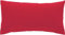 Erwin Müller Kissenbezug, Kissenhülle Seersucker Uni Serie Rosenheim rot Größe 40x80 cm - pflegeleicht, bügelfrei, mit Reißverschluss
