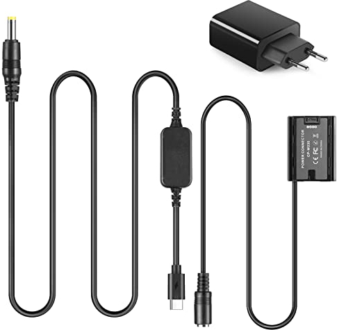 CP-W235 USB-C-Adapter Netzkabel DC-Koppler-Kit Ersatz NP-W235-Batterie für Fujifilm X-T4, VG-XT4-Kamera