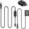 CP-W235 Adaptateur USB-C Câble d'alimentation Kit de coupleur CC Batterie de Remplacement NP-W235 pour Fujifilm X-T4, VG-XT4