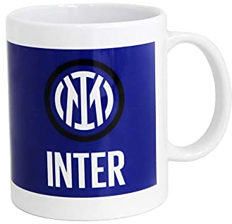 Inter Tazza ceramica con logo nuovo colore blu PRODOTTO UFFICIALE FC Internazionale Idea regalo Offial product