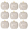Lurrose 20 Pcs Halloween Paper Pumpkin Plates Lovely Dessert Candy Dish Bowl Cake Plate for Thanksgiving Day Fall Party Supplies