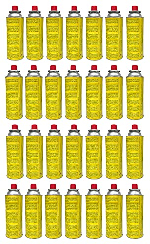 CLEARFEE Cartucho de gas butano de 227 g (520 ml) | Gas butano para camping MSF-1a | para cocina de gas, calefacción de gas, quemador de gas, quemador de malas hierbas