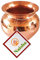 NAISHA Indian 100% Copper Kalash, Lota for Puja Wedding Purpose Temple Decoration 650 ML (11 cm, Height)