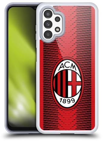 Head Case Designs Offizielle AC Milan Home 2023/24 Wappen-Set Soft Gel Handyhülle Hülle kompatibel mit Samsung Galaxy A13 (2022)