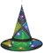 OPSREY Mathe Quiz gedruckt Erwachsene Leuchtende Hexenhut Spitzhut Halloween Party Dekoration
