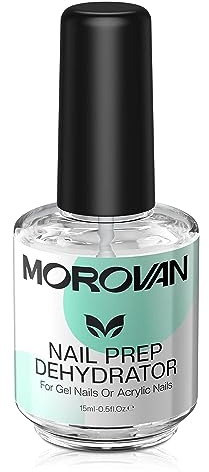 Morovan Nail Deshydrateur Ongle - 15ml Nail Prep Professionnel Nail Dehydrator Natural Air Dry Dehydrator Nail Prep Pour Longue Durée De Conservation De Vernis À Ongles Uv, Poudre Acrylique,Ploy Gel
