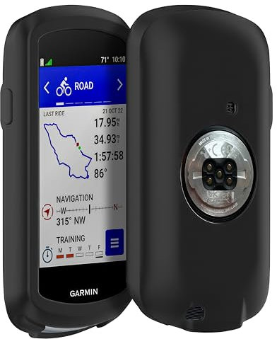 Hülle kompatibel mit Garmin Edge 1040 – Schutzhülle aus Silikon Schwarz weicher Schutz PHONILLICO