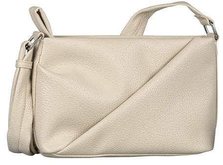 TOM TAILOR Adya Damen Umhängetasche Crossbody Bag Mittelgroß Weiß