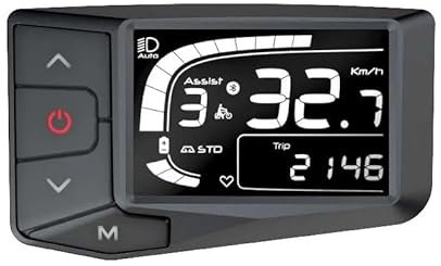 Display LCD waterproof per Bici elettrica Argento