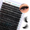 Einzeln Wimpern 3D Effekt 100D DIY Cluster Wimpern 0.07 D Curl Individuelle Wimpern Extensions Wimpernverlängerung Volume Wimpernbüschel Wimpern zu Hause GEMERRY Wimpern (3D-100D-0.07D-10-18mm)